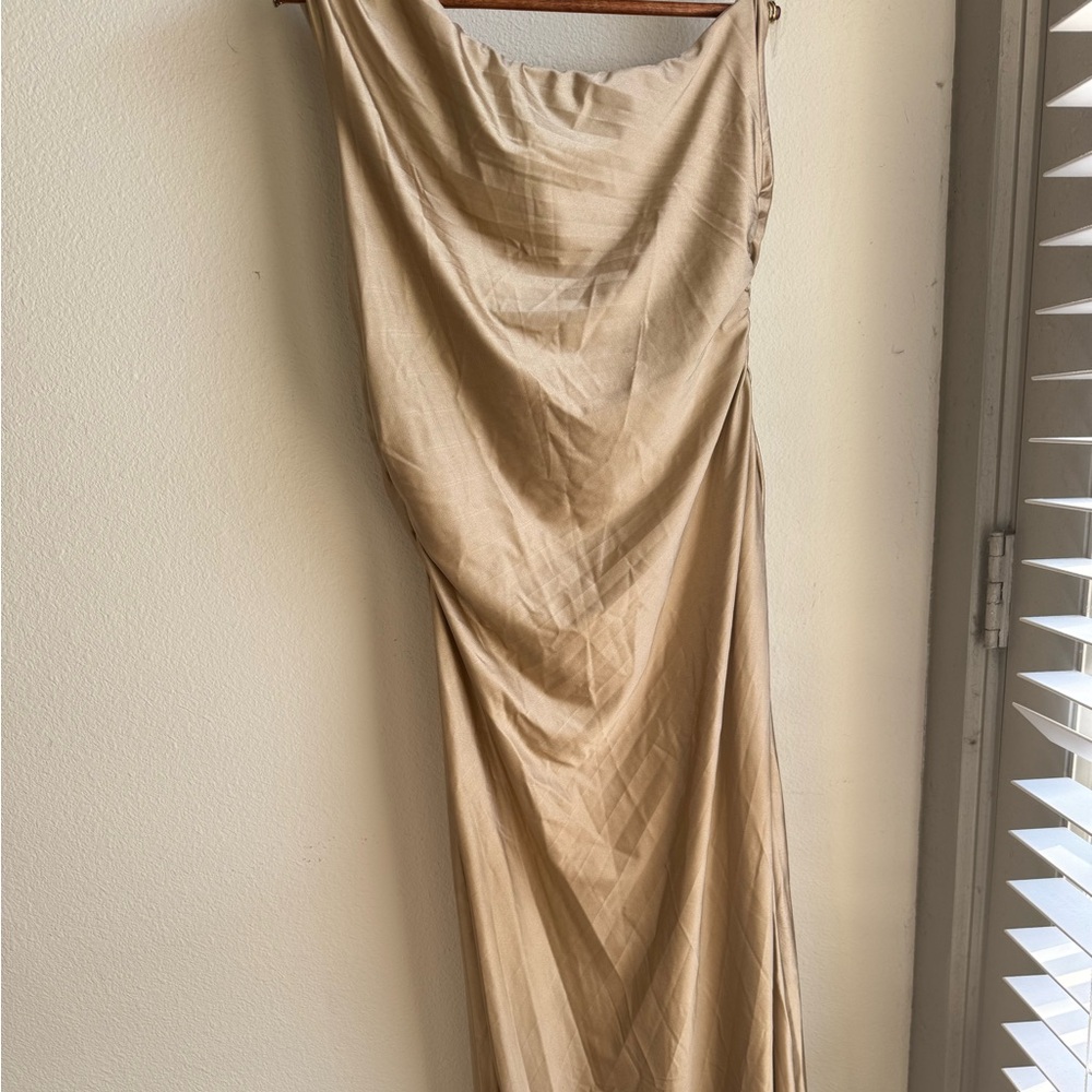Delfi collective one shoulder dress